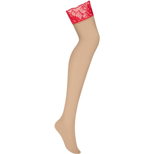 Obsessive Matildea Stockings Red L/XL Slike