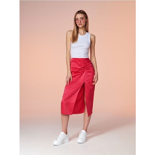 Sinsay ženska midi suknja s prorezom 7069J-43X Slike