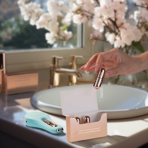 Foreo SUPERCHARGED Eye &amp;amp; Lip Contour Booster aktivni serum za okoli oči in ustnic 3x3,5 ml Slike