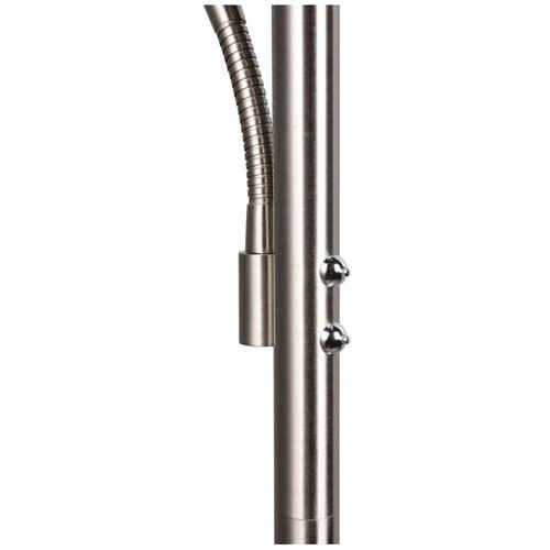  LED stoječa svetilka v srebrni barvi (vi&amp;scaron;ina 180 cm) Willis &amp;ndash; Slike