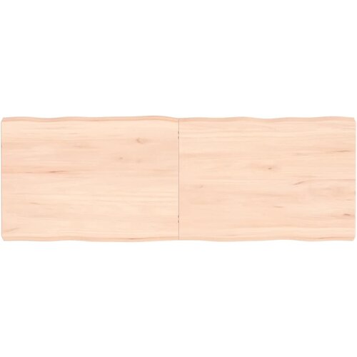 vidaXL Mizna plošča 140x50x6cm neobdelana trdna hrastovina naraven rob Cene