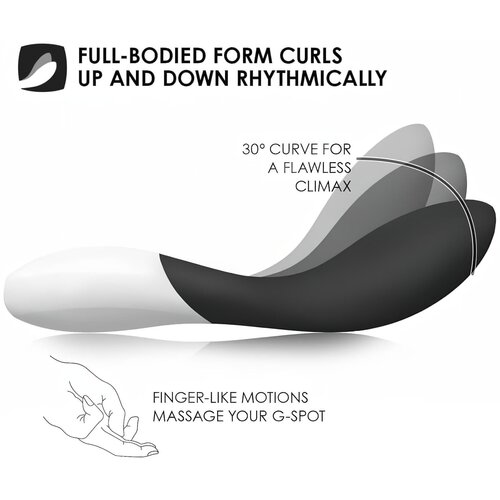 Lelo Vibrator Mona Wave, črn Slike