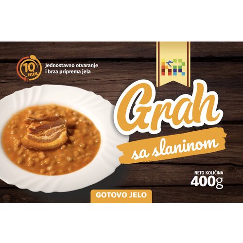 HIT GRAH SA SLANINOM 400 G Cijene