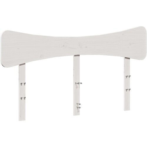 Maison Chic vzglavje bela 160 cm trdna borovina, (21709172) Cene