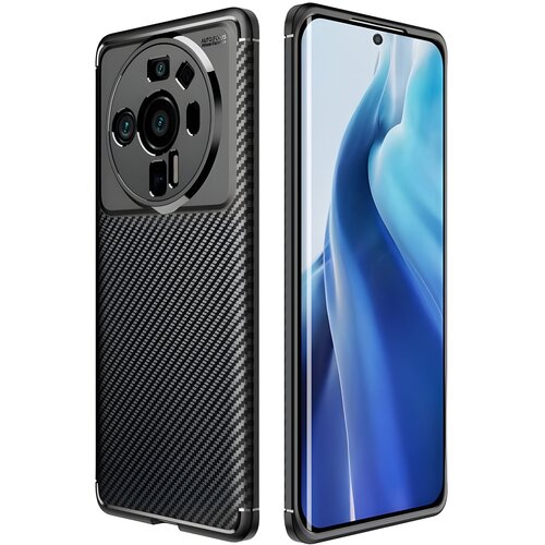 Vennus Ovitek Carbon Bush Elite za Xiaomi 12 Ultra - Črna Slike