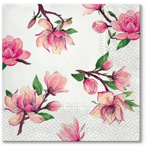 Salvete za dekupaž magnolia springs - 1 komad Slike
