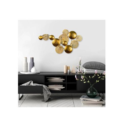 Atelier Del Sofa Zidna dekoracija Aurora 4, 45x82 cm, 1.5 mm, Zlatne boje Slike