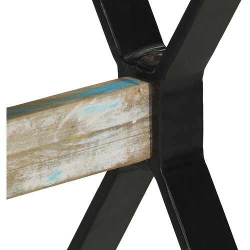  Blagovaonski stol 120 x 60 x 76 cm od masivnog obnovljenog drva Slike