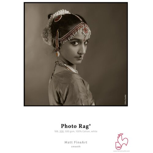 Hahnemuehle hahnemuhle photo rag matt fineart foto papir A3+ 25kom Slike