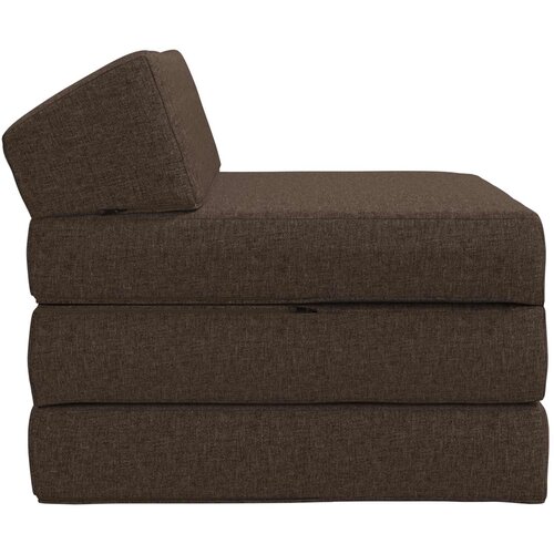SOFA na razvlačenje Sivosmeđa 200 x 70 x 10 cm Tkanina Slike