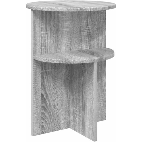 vidaXL Bocni stol Siva sonoma Ø 39 5 x 55 cm Konstruirano drvo - Siva sonoma Cene