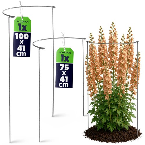 KADAX Podpora za rastline vrtnic Komplet kovinskih objemk za rože 75+100 cm, (5000362478) Cene