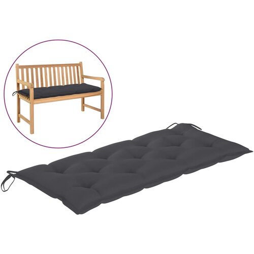 vidaXL Jastuk za vrtnu klupu antracit 120 x 50 x 7 cm od tkanine Cijene