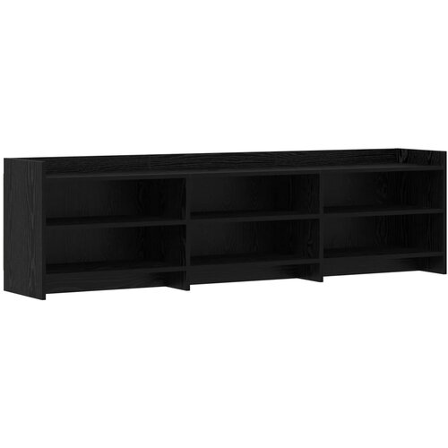 vidaXL TV ormar 168 x 33 x 47 cm Crni hrast Konstruirano drvo - Crni hrast 168 cm Cene