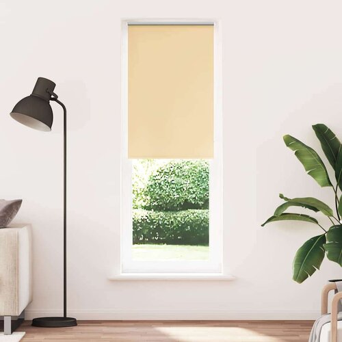 vidaXL Rolo zatemnjena bež 75x230 cm tkanina širina 70,7 cm poliester Cene