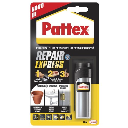 PATTEX dvokomponentni kit repair express (48 g, prozirno) Cijene