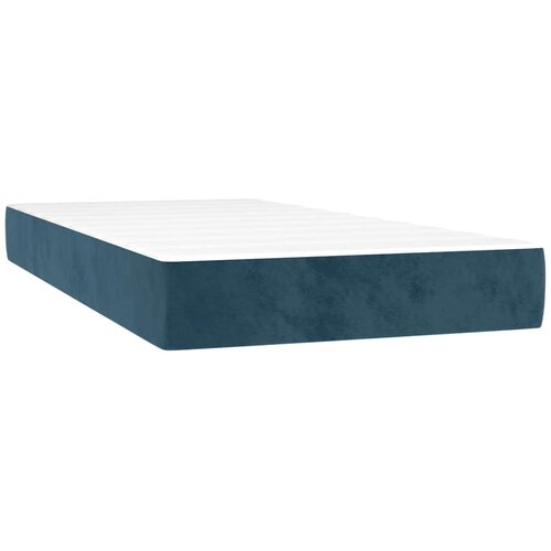  box spring s madracem LED tamnoplavi 200x200 cm bar&amp;scaron;un Slike