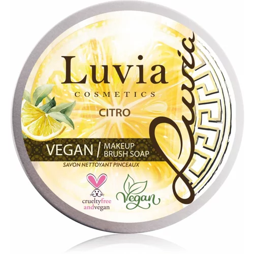 Luvia Cosmetics Brush Soap sapun za čišćenje za kozmetičke kistove s mirisom Citro 100 g