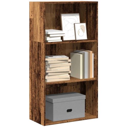  Regal za knjige boja starog drva 60x30x114 cm konstruirano drvo Cene