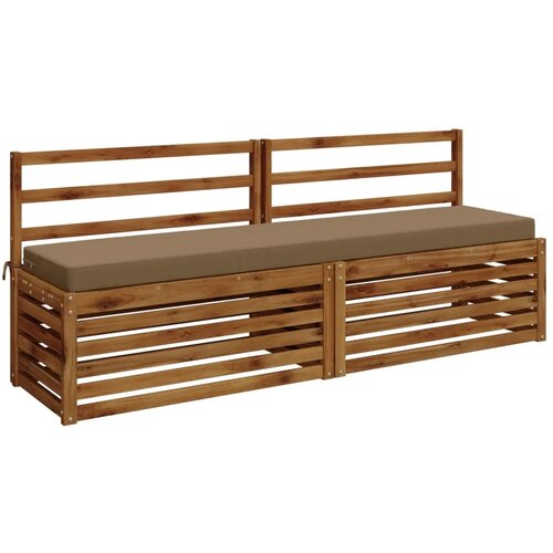  Jastučić za klupu SOEST 100% poliester Sivosmeđa - Sivosmeđa 180 x 40 x 8 cm Poliester Cijene