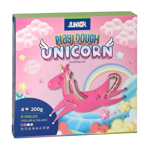 Junior funny clay masa za oblikovanje sa kalupima miks unicorn ( 130776 ) Slike