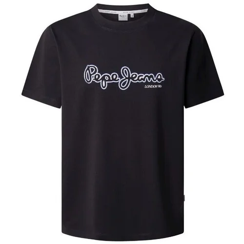 PepeJeans PM509721 DORIAN TEE Crna