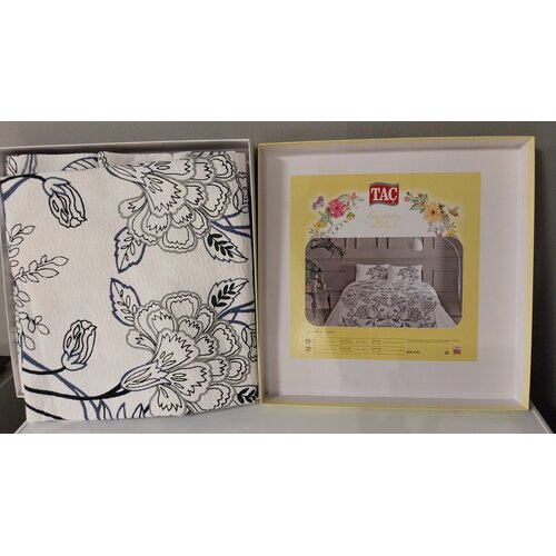 Tac Set posteljine sa prekrivačem Lucy, 100x200cm, Beli Cene