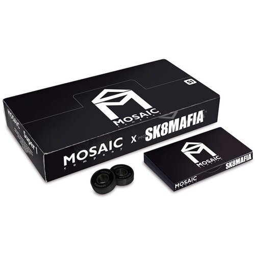 Roulements Mosaic Super 1 Tom Penny ABEC 7 – Blanc – Taille Unique Skateboard