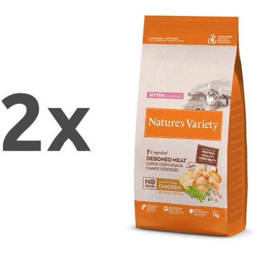 Nature’s Variety Nature's Variety No Grain Cat Kitten - pi&scaron;čanec 2 x 7 kg Cene