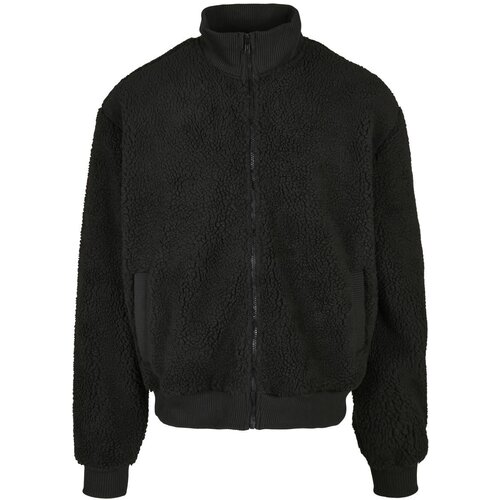 Urban Classics Plus Size Sherpa Jacket Boxy Black Cijene