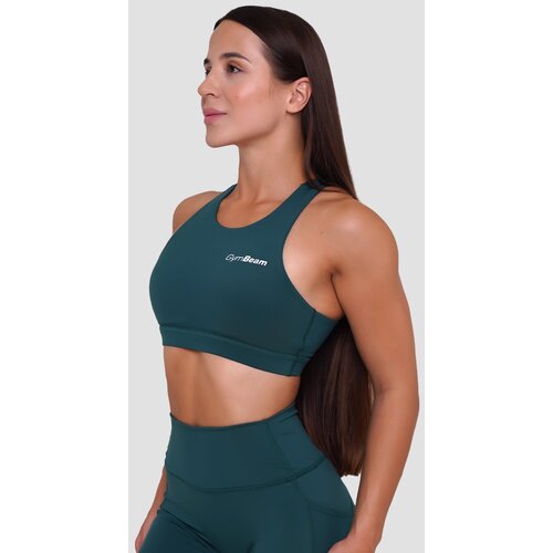 GymBeam Sportski grudnjak Ignite Dark Green Slike