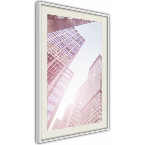  Poster - Steel and Glass (Pink) 30x45