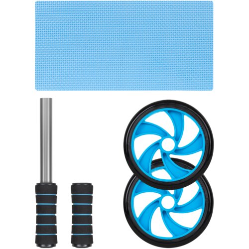 Rebel ACTIVE Dupli točak za trbu&amp;scaron;njake AB roller sa podlogom za kolena RBA-3061 Slike