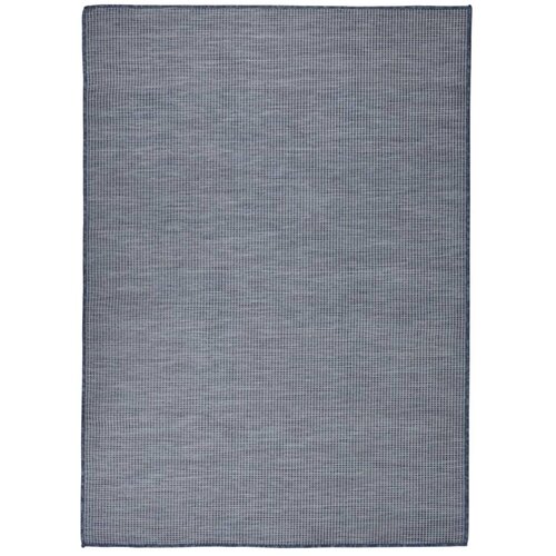 Vanjski tepih ravnog tkanja 200 x 280 cm plavi Slike