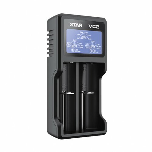 XTAR usb punjač akumulatora 1/2 sa displejom VC2 Slike