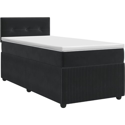  Boxspring krevet s madracem Crna 80 x 200 cm Bar&amp;scaron;un Slike