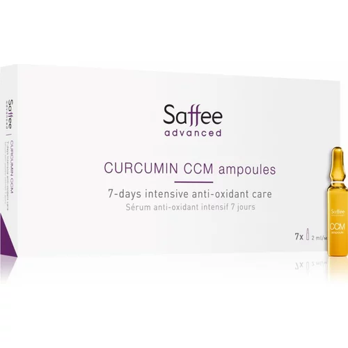 Saffee Advanced Curcumin Ampoules - 7-days Intensive Anti-oxidant Care ampule – sedmodnevna intenzivna njega s kurkumom