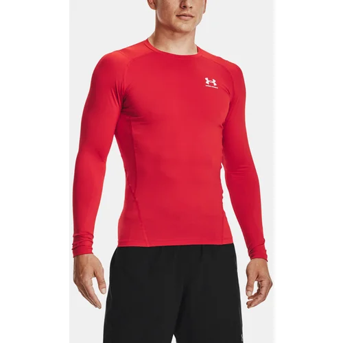 Under Armour UA HG Armour Comp LS Majica Rdeča