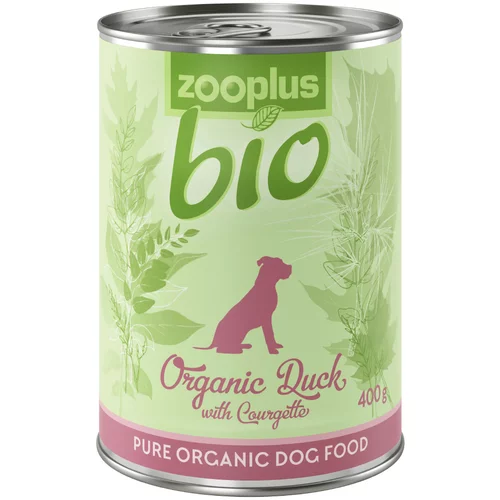 zooplus Ekonomično pakiranje: Bio 12 x 400 g - Pačetina s batatom i tikvicom (bez žitarica)
