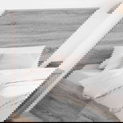  Uzglavlje s uzglavljem Siva Sonoma 100 cm Konstruirano drvo Cijene