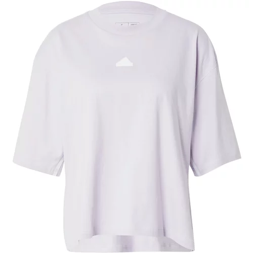 ADIDAS SPORTSWEAR Tehnička sportska majica svijetlosiva / bijela