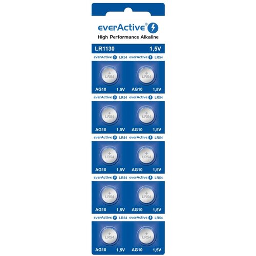 EverActive Mini alkaline batteries G10 LR1130 LR54 10 pcs Cijene