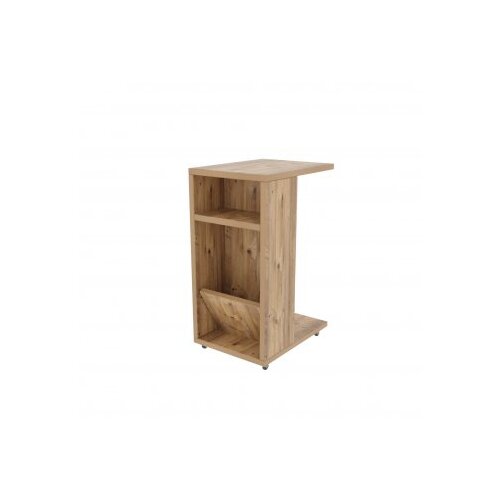 Hanah home Klub sto Filinta, 30x63x40 cm, Hrast Slike