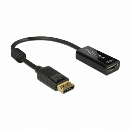 Delock DisplayPort / DVI priključni kabel 20.00 cm 62609 pozlaćeni kontakti crna [1x muški konektor displayport - 1x žen Cijene