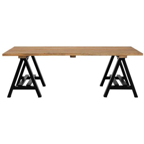 Premier Housewares Mizica z borovo mizno ploščo v naravni barvi 80x140 cm Hampstead – Cene