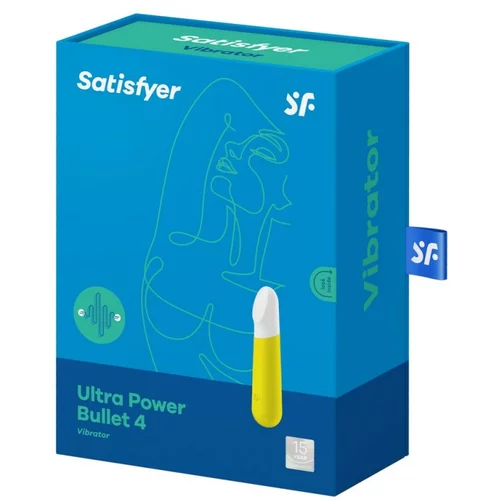 Satisfyer vibrator Ultra Power Bullet 4, žuti