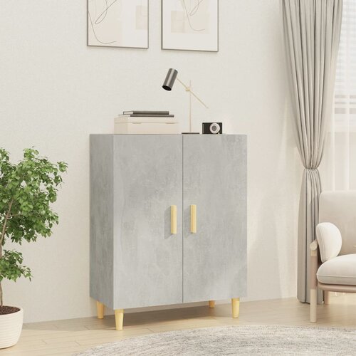 vidaXL Komoda betonsko siva 70x34x90 cm konstruiran les Cene