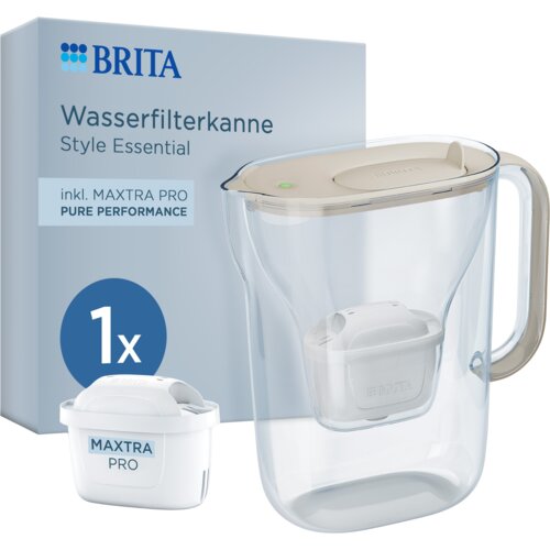 Brita Vrč za filtriranje vode Style Essential 2,4 l - peščena Cene