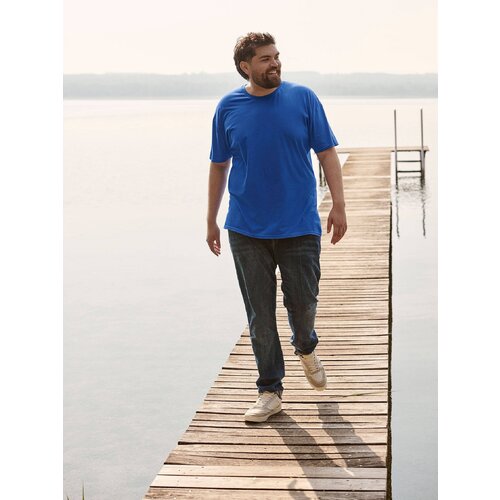 Fruit Of The Loom Blue Iconic Combed Cotton T-shirt with Sleeve Cijene