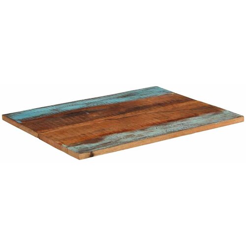  Pravokutna stolna ploča 70 x 90 cm 25 - 27 mm obnovljeno drvo Slike